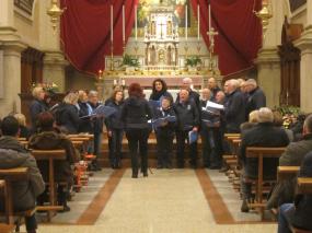 ... CORO C.A.I. di Vittorio Veneto al  concerto di Natale 2019 nella chiesa Arcipretale di Santa Maria Assunta di Fregona ... 