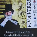 ... l´appuntamento a Follina per il concerto di VIVA VERDI ... 