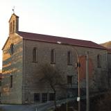 ... la chiesa di Sonego dove si svolgerà la messa di primavera 2019 del C.A.I. di Vittorio Veneto in caso di mal tempo ... 