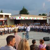 ... festa di fine anno scolastico 2018 alla scuola primaria Marco Polo con la partecipazione del CORO C.A.I. di Vittorio Veneto ...