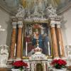 ... la Pala di Francesco da Milano del 1536 nella chiesa di Santo Stefano a Pinidello di Cordignano ...