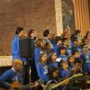 ... il "Coro dei Giovani e delle Famiglie, è più bello stare insieme" della parrocchia di Meschio di Vittorio Veneto ...  