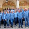 ... foto di gruppo dl CORO C.A.I. di Vittorio Veneto al  Santuario Madonna del Frassino ... 