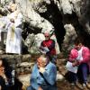 ... suggestiva omelia di Don Gianpiero Moret  alla  grotta della Madonna dell´Agnelezza ...  