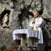 ... Don Gianpiero Moret celebra la messa alla Madonna dell´Agnelezza ...
