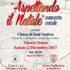 ... il manifesto del concerto "Aspettando il Natale" presso la chiesa di Sant´Andrea di Vittorio Veneto del 02.12.17 ...