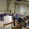 ... canto finale a voci unite per i cori protagonisti del bel Concerto di Epifania 2018 nella chiesa di San Giuseppe a Costa di Vittorio Veneto ...  ... 