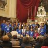 ... il Coro dei Giovani e delle Famiglie", "è più bello stare insieme", della parrocchia di Meschio di Vittorio Veneto, al concerto di Natale 2018 di Fregona ... 