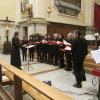 ... la Corale Midway Chorus di Cordenons diretta dalla maestra Laura Zanin  al concerto di Natale 2019 nella chiesa Arcipretale di Santa Maria Assunta  di Fregona ... 