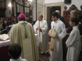 ... la benedizione di S.E. Mons. Vescovo Corrado Pizziol ... 