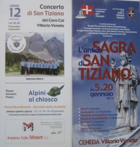 ... il manifesto del Concerto di San Tiziano ...