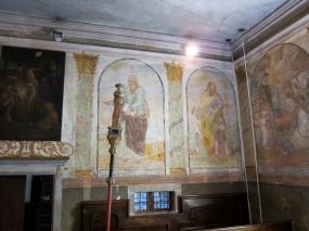 ... affreschi all´interno della Chiesa di San Romedio ... 