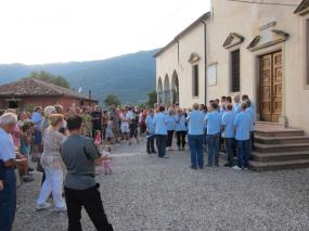 ... pubblico presente al concerto di Santa Augusta del CORO C.A.I. di Vittorio Veneto ... 