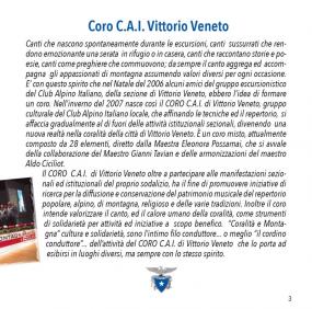 ... presentazione del CORO C.A.I. di Vittorio Veneto ...