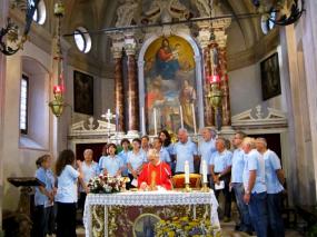 ... CORO C.A.I. di Vittorio Veneto ... al Santuario di Santa Augusta ...