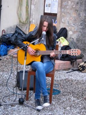 ... la chitarrista Giorgia Da Ros ...
