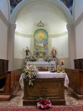 ... il bel altare del Santuario della Madonna della Salute  di Vittorio Veneto ... 