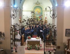 ... piccolo concerto di Natale del CORO C.A.I. di Vittorio Veneto al Santuario della Madonna della Salute ... 