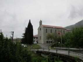 ... la chiesa parrocchiale di Sonego, frazione di Fregona ...