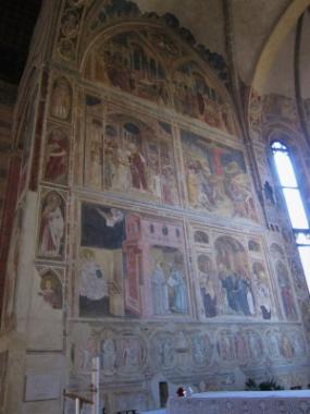 ... un bel affresco nella Chiesa degli Eremitani di Padova ... 
