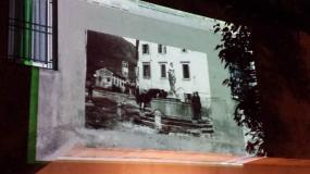 ... foto storica della fontana degli Arditi in località Salsa di Vittorio Veneto nel 1917 ...