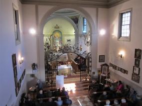 ... interno del bel  Santuario della Madonna della Salute di Vittorio Veneto ... 