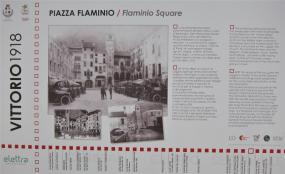 ... uno dei bei 23 manifesti storici posizionati da Sintesi e Cultura nella città di Vittorio Veneto per una passeggiata itinerante nella storia ... 