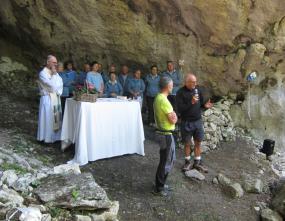 ... un saluto dell´assessore Giuseppe Costa alla 3^ Festa della Madonna del Landro del Collòn - Gruppo del Visentin ... 
