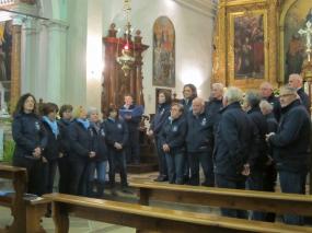 ... Carla Da  Re  presenta il CORO C.A.I. di Vittorio Veneto al concerto di Natale 2018 di Tovena ... 