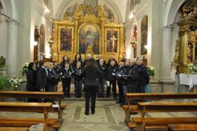 ... CORO C.A.I. di Vittorio Veneto al concerto di Natale 2018 nella chiesa di Tovena ... 