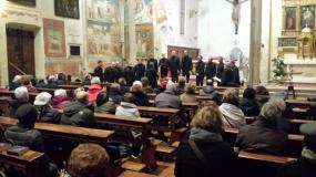 ... presentazione del Coro Montecimon di Miane al Concerto di Natale 2018 nella chiesa di Sant´Andrea di Vittorio Veneto ... 