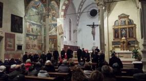... il Coro Montecimon di Miane nella bella chiesa di Sant´Andrea in piazza Pieve di Bigonzo a Vittorio Veneto ...