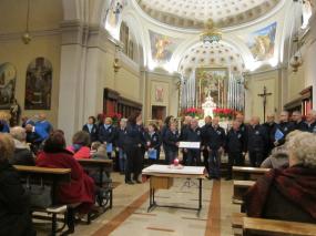 ... concerto di Natale 2018 del CORO C.A.I di Vittorio Veneto presso la chiesa dedicata a San Giorgio ad Osigo ... 