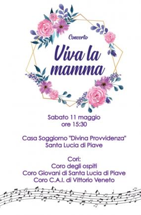 ... il manifesto del Concerto Viva la Mamma presso la Casa di Soggiorno "Divina Provvidenza" di Santa Lucia di Piave ...