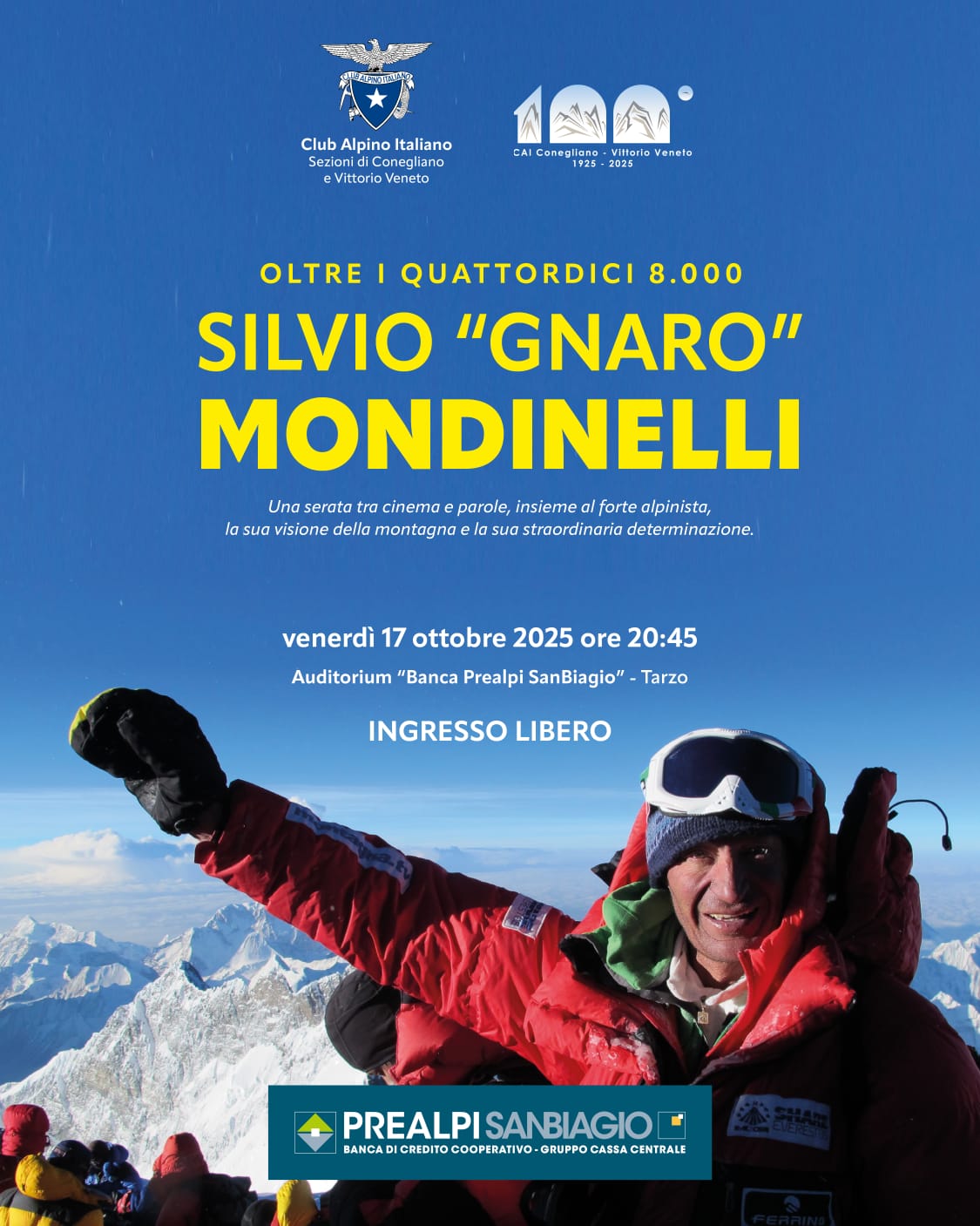 Incontro con Silvio “Gnaro” Mondinelli – 17.10.2025