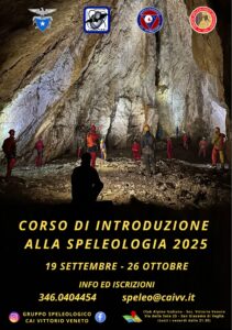 Volantino corso speleo 2025