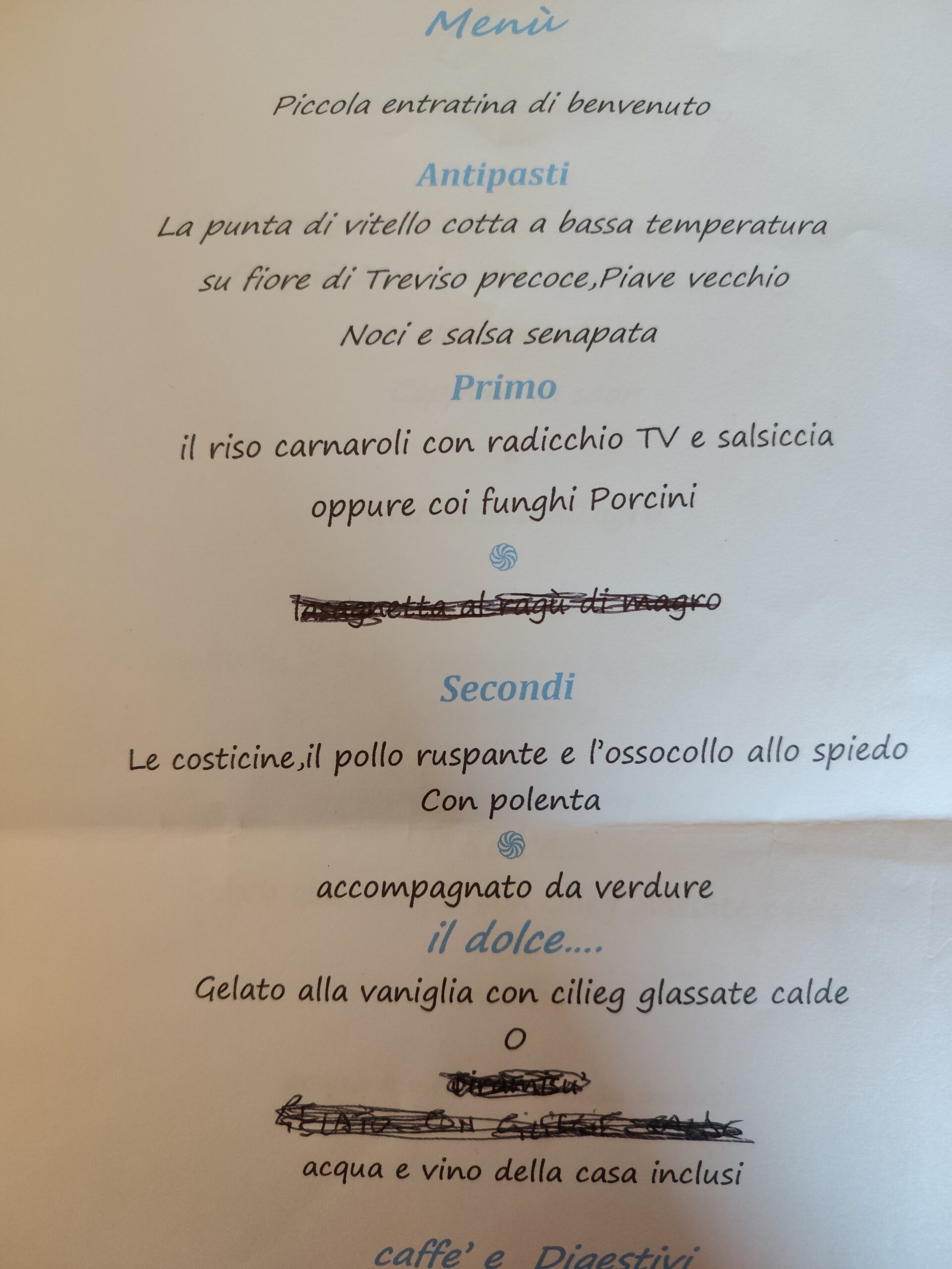 Pranzo del gruppo escursionismo