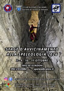 Stage di avvicinamento alla Speleologia – Ottobre 2026