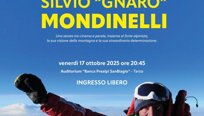Incontro con Silvio “Gnaro” Mondinelli – 17.10.2025